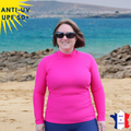 T-shirt de bain anti-uv Femme - Fuschia | UPF50+
