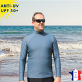 T-shirt de bain anti-uv Homme - Anthracite | UPF50+