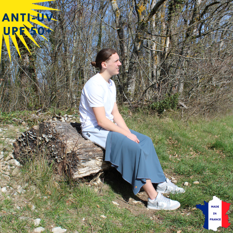 Étole anti-UV anthracite UPF50+