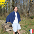 Étole anti-UV Bleu marine UPF50+ | Avec ou sans logo