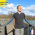 Manchettes Anthracite Anti-UV UPF50+