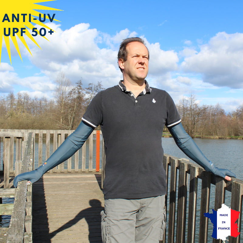 Manchettes Anthracite Anti-UV UPF50+