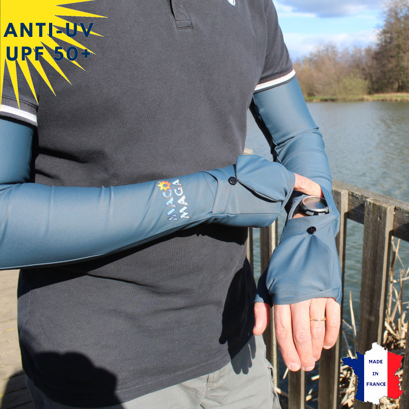 Manchettes Anthracite Anti-UV UPF50+