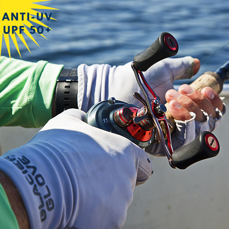 Gants sans doigt/Mitaines anti-UV - Gris | UPF50+
