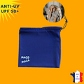 Tour de Cou Anti-UV Enfant – Bleu marine – Été – De 1 à 8 Ans