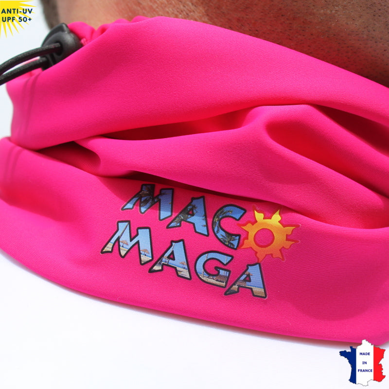 Tour de cou été anti-UV - dès 9 ans - Fuschia | UPF50+