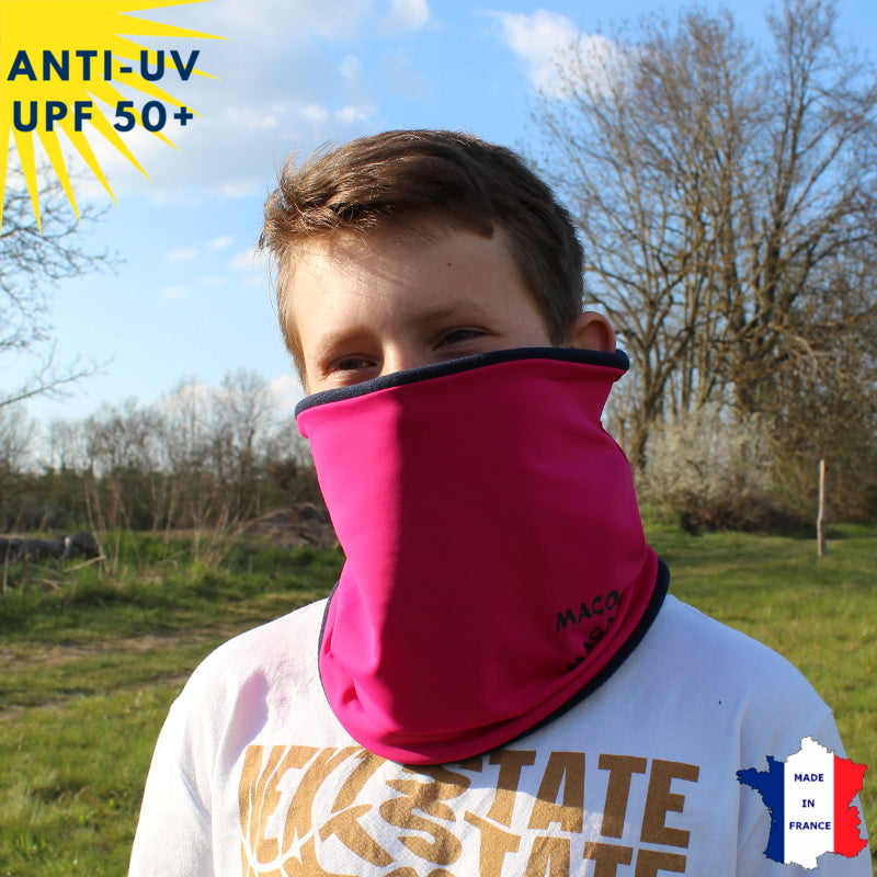 Tour de cou hiver anti-UV - Fuschia | UPF50+