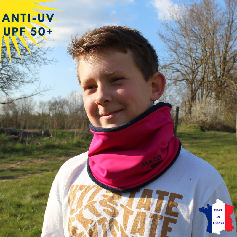 Tour de cou hiver anti-UV - Fuschia | UPF50+